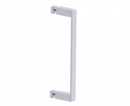 Kartners 2887512-33 MUNICH 12" Single Shower Door Handle- Titanium 