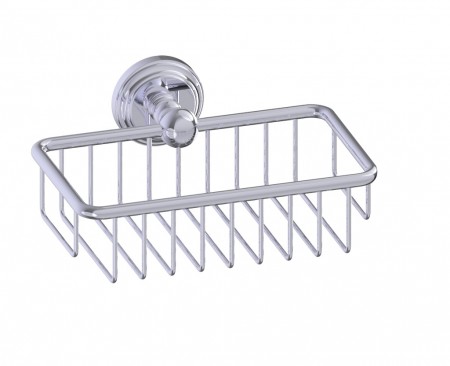Kartners 322600-81 FLORENCE Soap Basket- Brushed Nickel