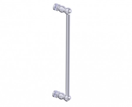 Kartners 3227518-33 FLORENCE 18" Single Shower Door Handle- Titanium 