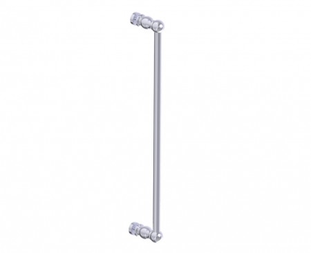 Kartners 3227524-81 FLORENCE 24" Single Shower Door Handle- Brushed Nickel
