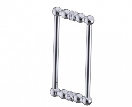 Kartners 3227812-33 FLORENCE 12" Double Shower Door Handle- Titanium 