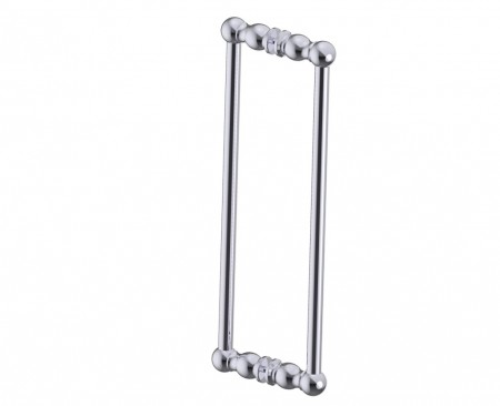 Kartners 3227818-81 FLORENCE 18" Double Shower Door Handle- Brushed Nickel