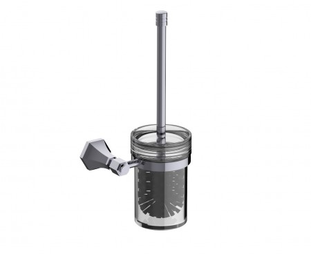 Kartners 342610-33 PISA Toilet Brush Set- Titanium 