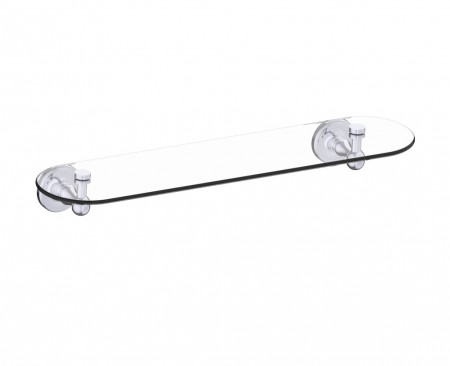 Kartners 351671-33 LYON Glass Shelf 20" Titanium 