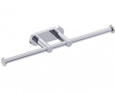 Kartners 365155-81 CIRCO Double Tissue Holder Brushed Nickel