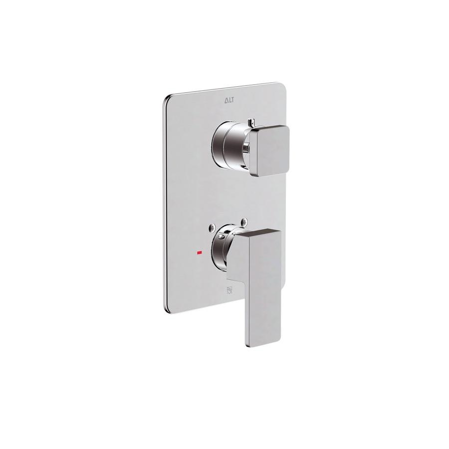 ALT 20842 Riga Uniplex P23 Trim Kit 2 Way Shared Chrome