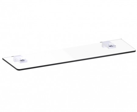 Kartners 422671-33 NAPLES Glass Shelf 20"- Titanium 