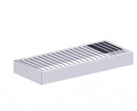Kartners 440603-33 HAMBURG Shower Basket Titanium 