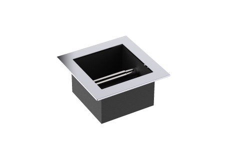 Kartners 828159-33 Recessed TP Holder- Titanium 