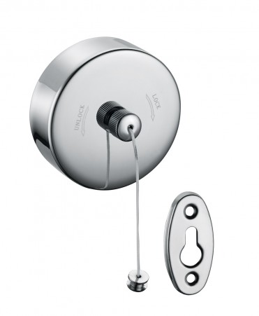 Kartners 8282002-81 Round Clothes Line 7" Brushed Nickel