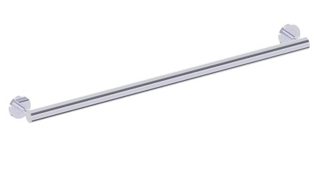 Kartners 8289124-33 Bath Grab Bar Round 24" Titanium 