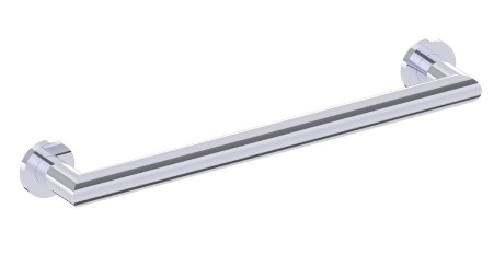 Kartners 8289218-81 Round Escutcheon, Mitered 18"- Brushed Nickel