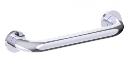 Kartners 8289512-33 Bath Grab Bar Round 12" Titanium 