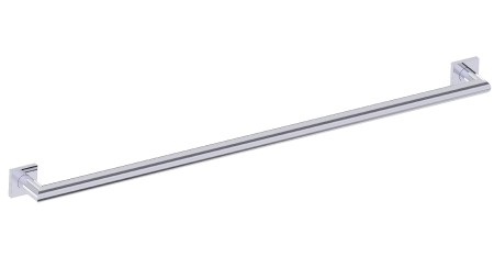 Kartners 8289642-81 Bath Grab Bar Round Mitred 42" SQ Rosette- Brushed Nickel