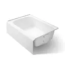 Kohler 25833-RA-0 Avec 60" x 42" Alcove Bath Right Drain White