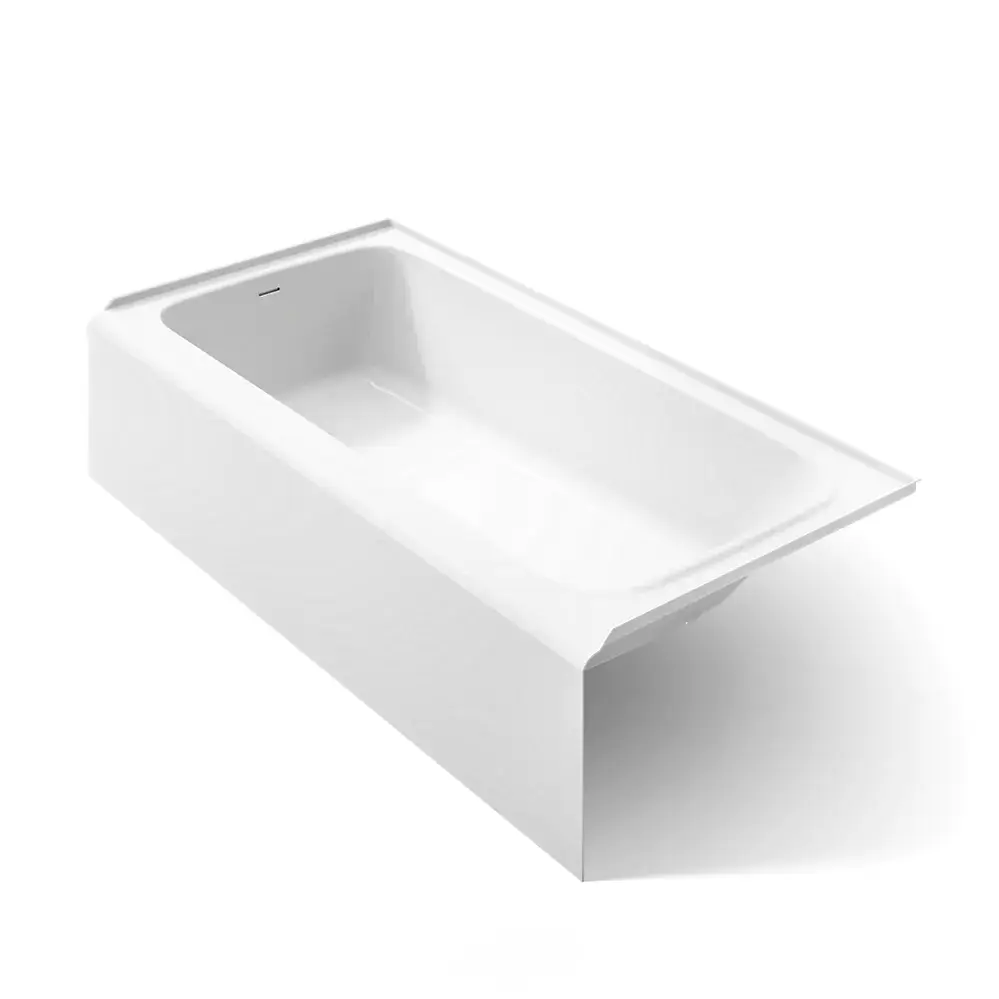 Kohler 25834-LA-0 Avec 72" x 36" Alcove Bath Left Drain White
