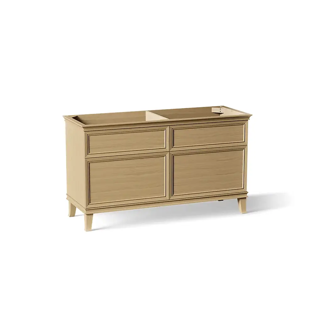Kohler 33560-WEK Artifacts 60" Bathroom Vanity Cabinet Light Oak