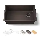 Kohler 33712-PC-CM2 Billings 29" Undermount Workstation Kitchen Sink Matte Brown