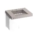 Kohler 81029-BPW-KCN Constellation 30" Wall Mount Lavatory System Neutral Concrete