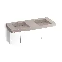 Kohler 81030-BPW-KCN Constellation 60" Wall Mount Basin Lavatory System Neutral Concrete