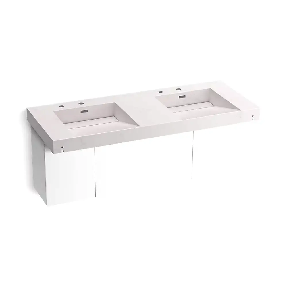 Kohler 81030-BPW-KES Constellation 60" Wall Mount Basin Lavatory System Et Statuario