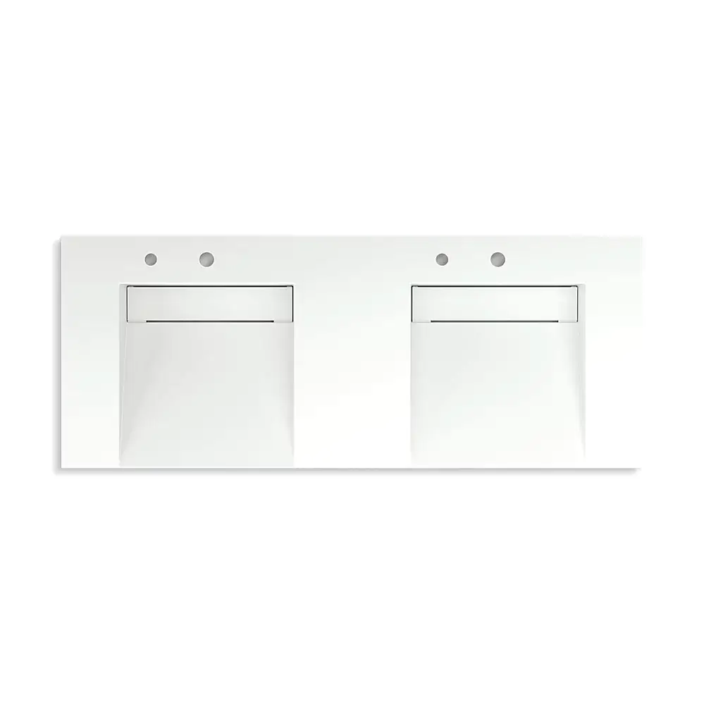 Kohler 81030-BSS-KEH Constellation 60" Wall Mount Basin System Miami White