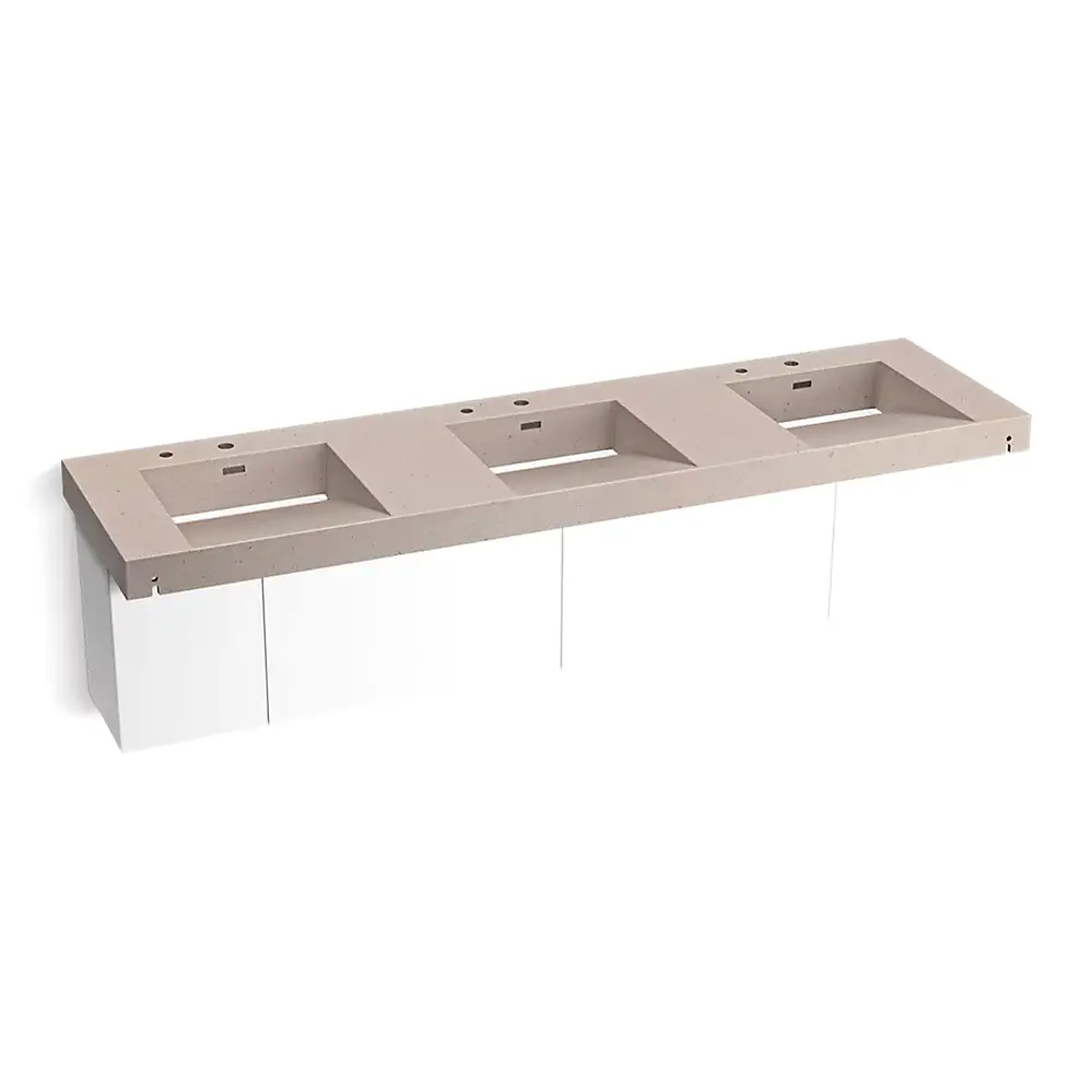 Kohler 81031-BPW-KCC Constellation 90" Wall Mount Lavatory System Canvas