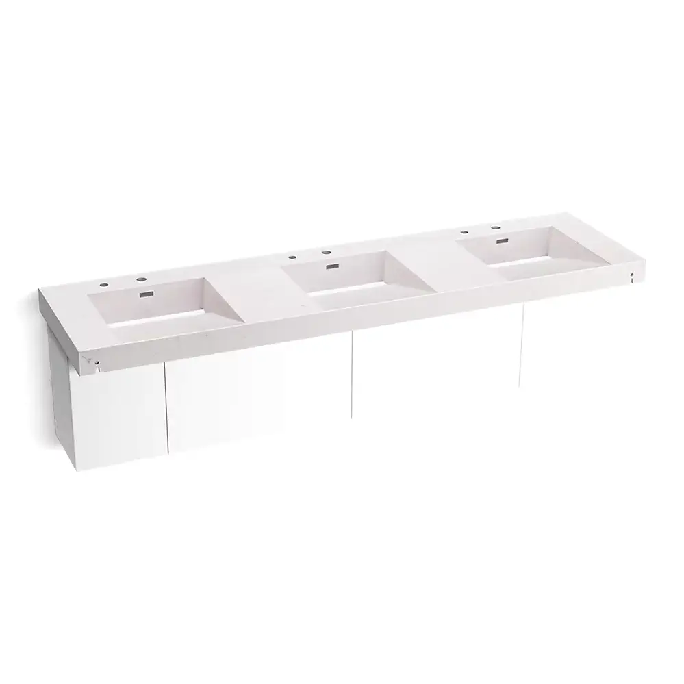 Kohler 81031-BPW-KES Constellation 90" Wall Mount Lavatory System Et Statuario