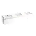 Kohler 81031-BPW-KEW Constellation 90" Wall Mount Lavatory System Iconic White