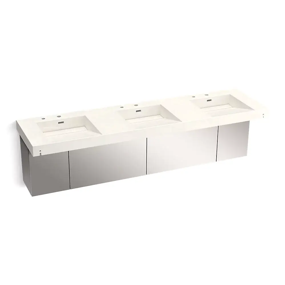 Kohler 81031-BSS-KCR Constellation 90" Wall Mount Lavatory System Arrow Root