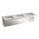 Kohler 81031-BSS-KED Constellation 90" Wall Mount Lavatory System Desert Silver