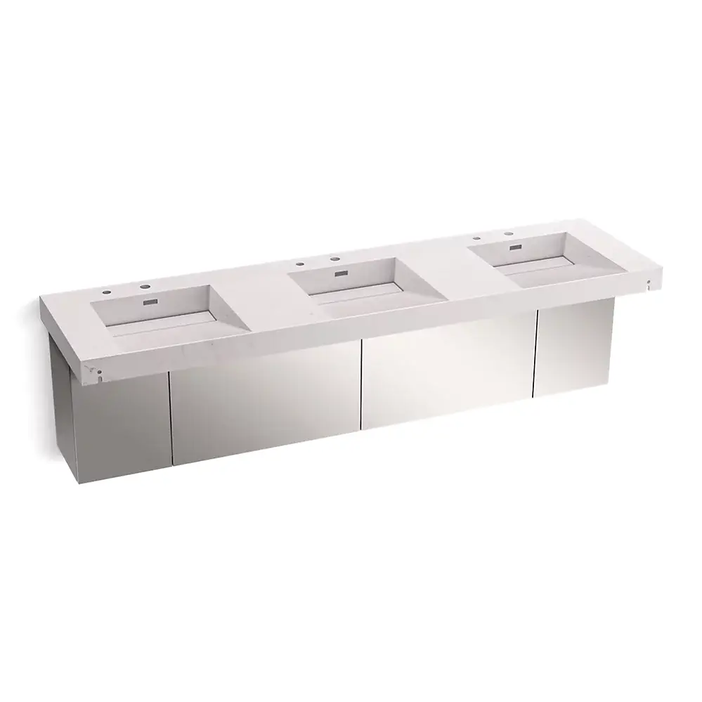 Kohler 81031-BSS-KES Constellation 90" Wall Mount Lavatory System Et Statuario