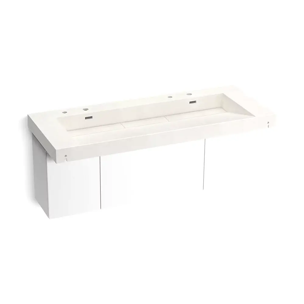 Kohler 81032-BPW-KCR Constellation 60" Wall Mount Trough System Arrow Root