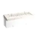 Kohler 81032-BPW-KEG Constellation 60" Wall Mount Trough System Et Cal Gold