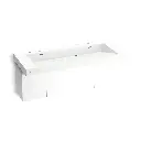 Kohler 81032-BPW-KEH Constellation 60" Wall Mount Trough System Miami White