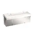 Kohler 81032-BSS-KCD Constellation 60" Wall Mount Trough System Designer White