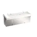 Kohler 81032-BSS-KEW Constellation 60" Wall Mount Trough System Iconic White