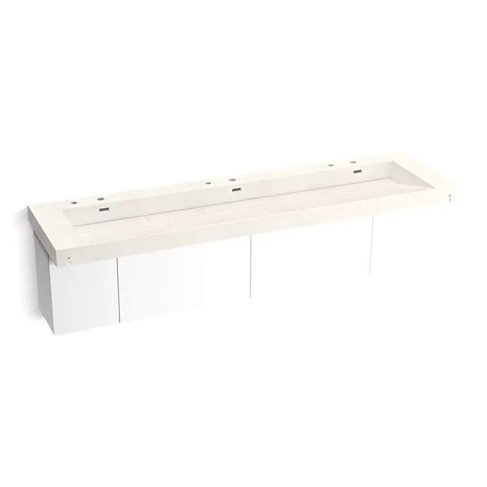 Kohler 81033-BPW-KCR Constellation 90" Wall Mount Trough System Arrow Root