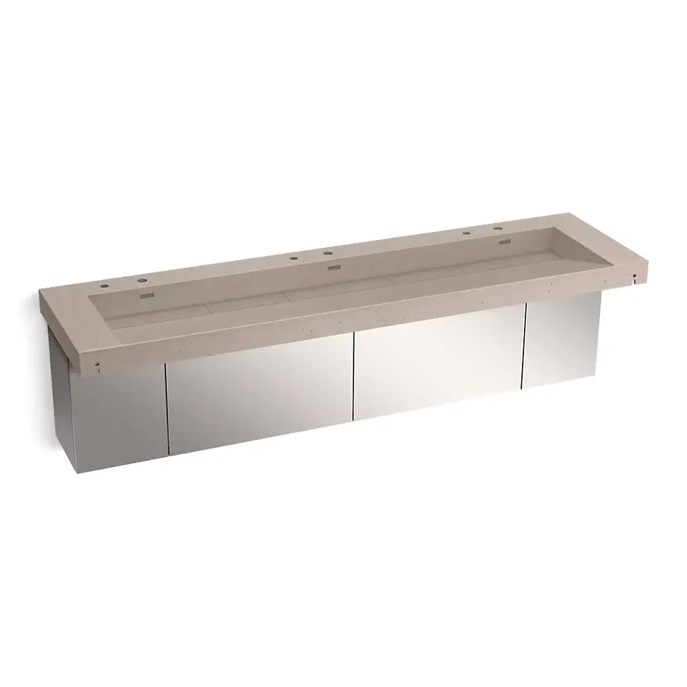 Kohler 81033-BSS-KCC Constellation 90" Wall Mount Trough System Canvas
