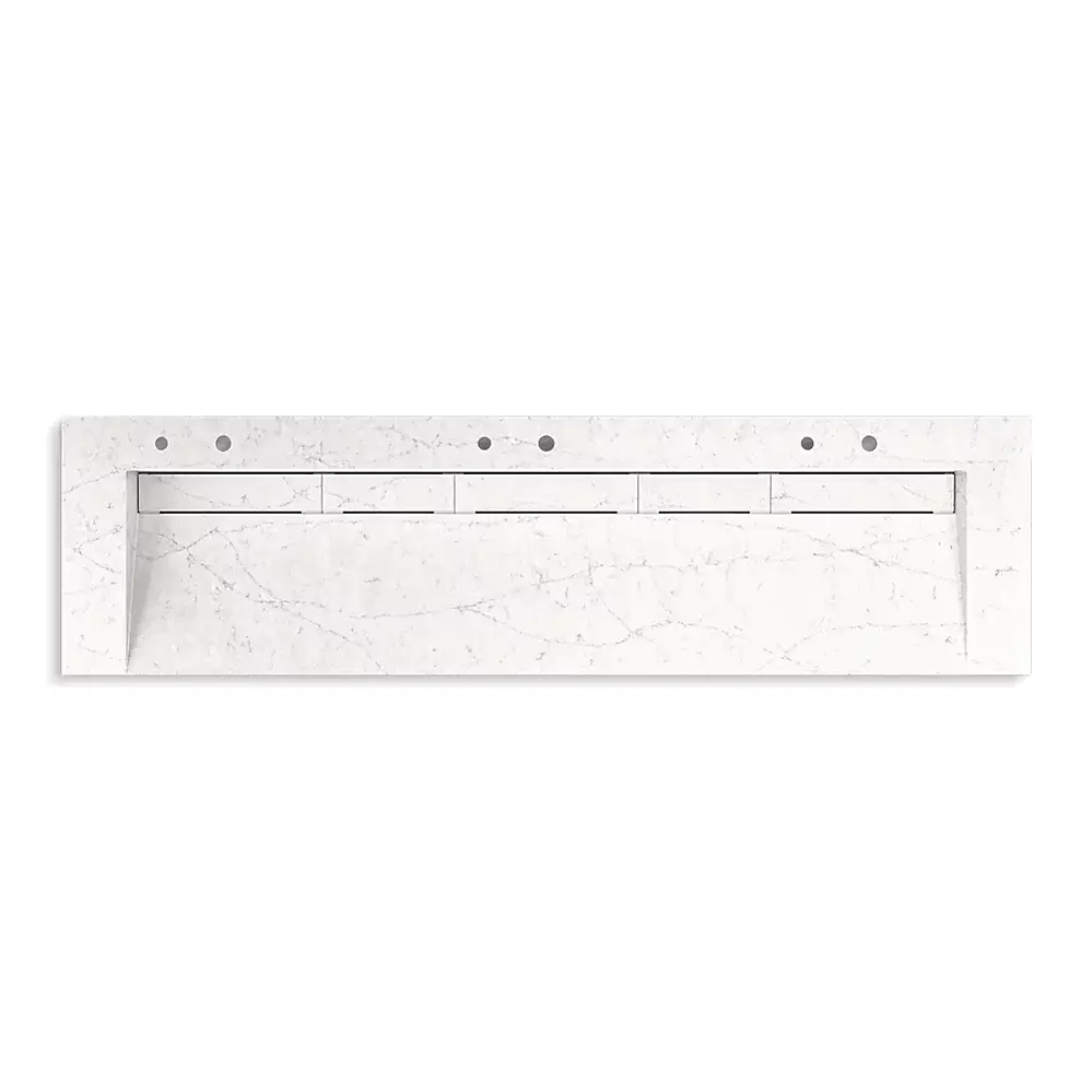 Kohler 81033-BSS-KEP Constellation 90" Wall Mount Trough System Pearl Jasmine