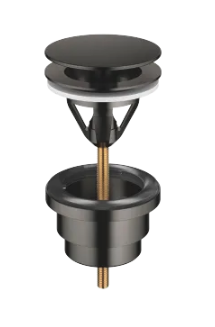 Dornbracht 10126970 Vaia Umbrealla Drain Non Closable Dark Platinum Matte