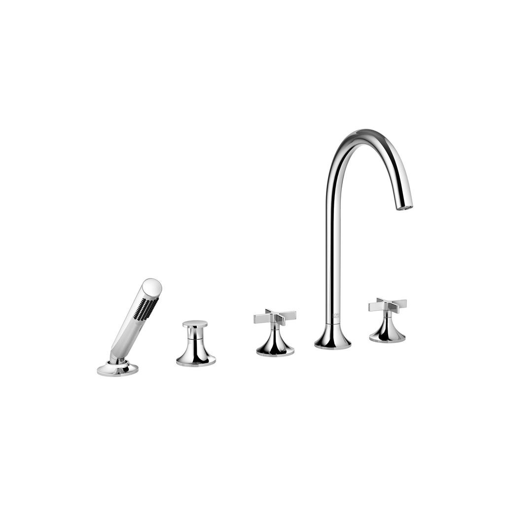 Dornbracht 27522809 Vaia Five Hole Tub Set With Hand Shower Set Chrome