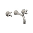 Dornbracht 36712361 Madison Wall Mounted Lavatory Faucet Platinum Matte