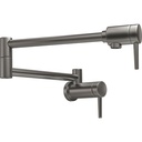 Delta 1165LF-KS Pot Filler Faucet Wall Mountller Black Stainless