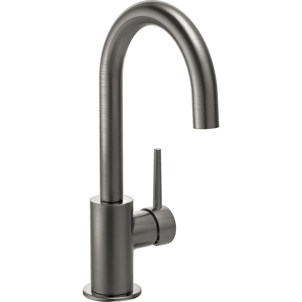 Delta 1959LF-KS Single Handle Bar Prep Faucet Black Stainless