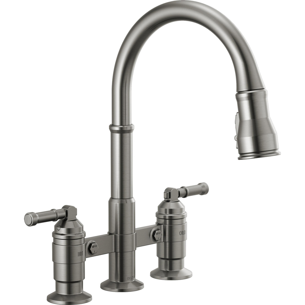 Delta 2390L-KS-DST Broderick Pull-Down Bridge Kit With Shieldspray