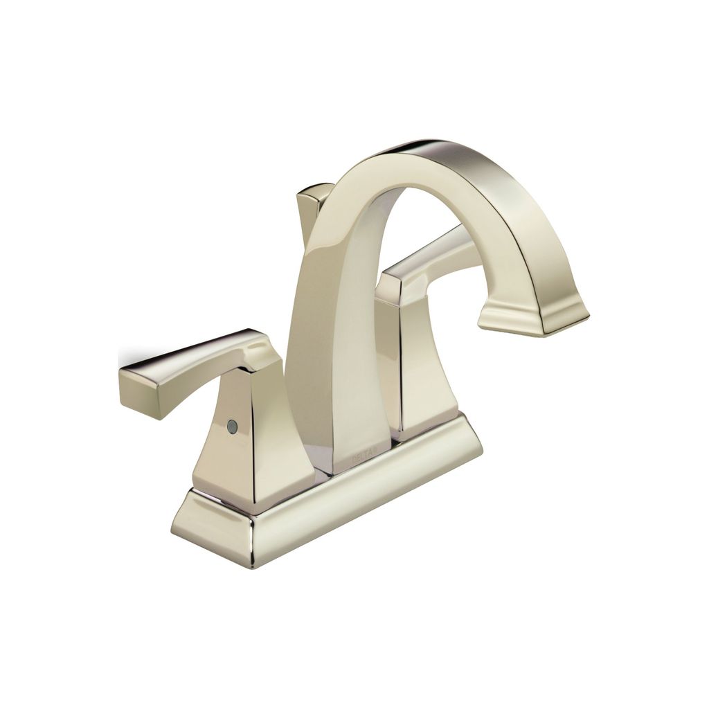 Delta 2551 Dryden Two Handle Centerset Lavatory Faucet Polished Nickel