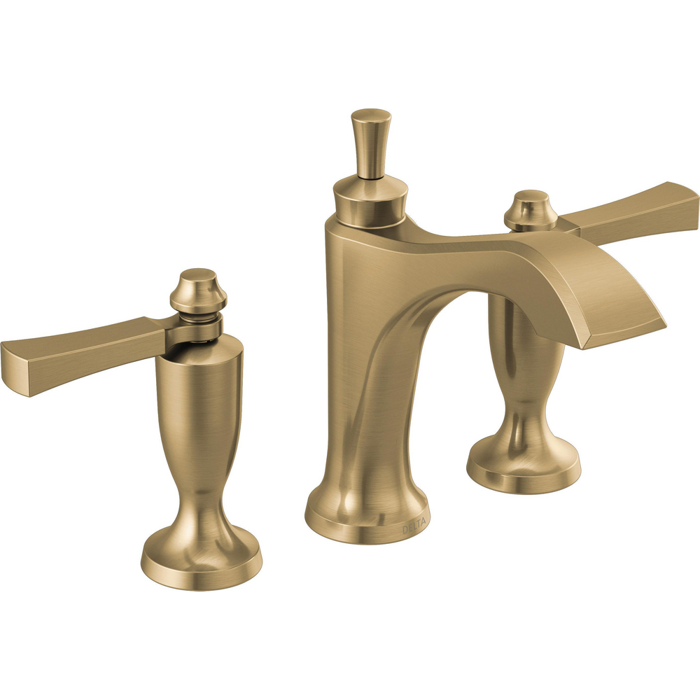 Delta 3556-CZMPU-DST Dorval Widespread Bathroom Faucet Champagne Bronze