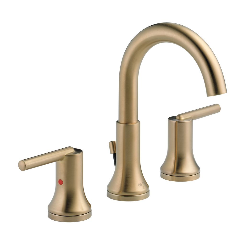 Delta 3559 Trinsic Two Handle Widespread Lavatory Faucet Champagne Bronze