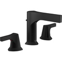 Delta 3574-BLMPU-DST Zura Two Handle Widespread Lavatory Faucet Matte Black